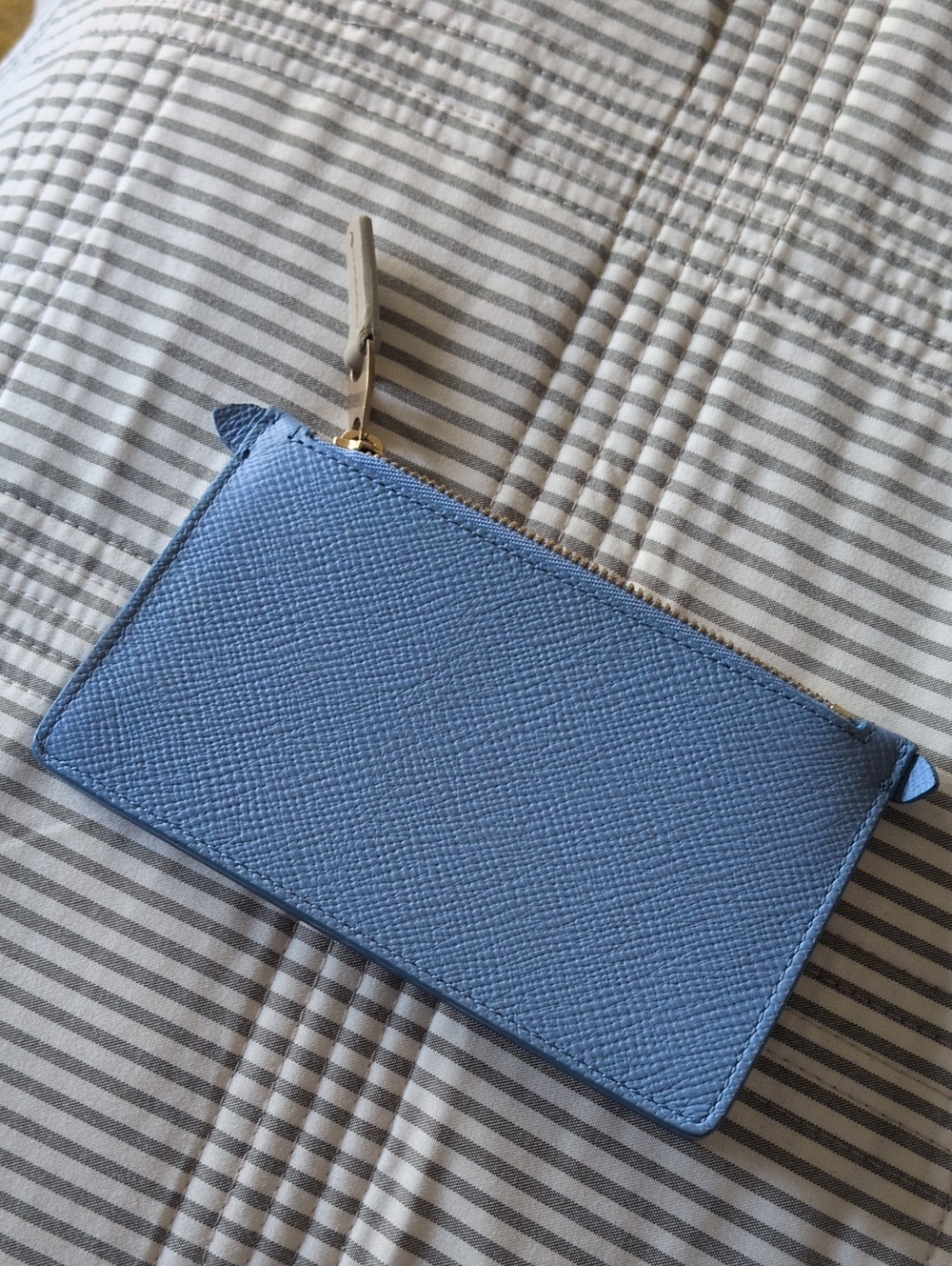 Smythson Panama Zip Pouch Keyring - Picture 2 of 8